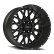 Vision Rocker 18x9 6x139.7 -12mm Satin Black (Chrome Bolts) : 412-8983SB-12