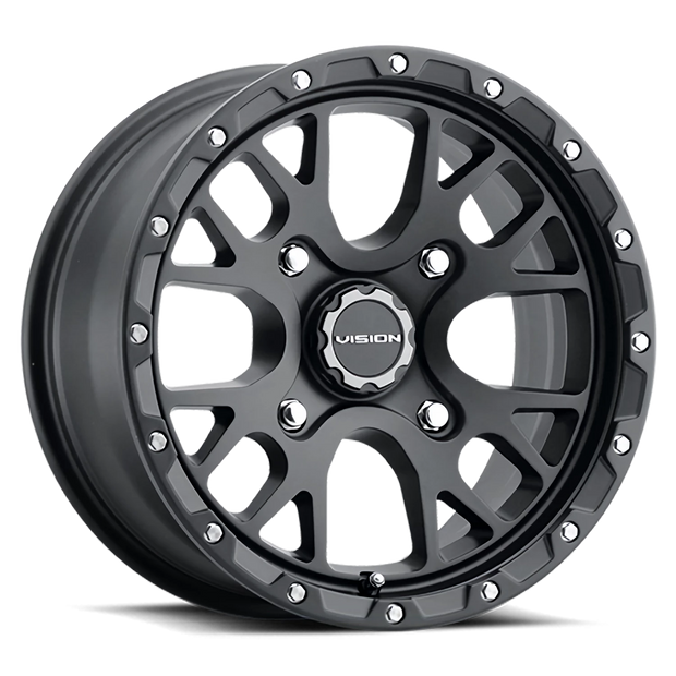 Vision Rocker 15x7 4x136 13mm Satin Black : 545-157136SB44