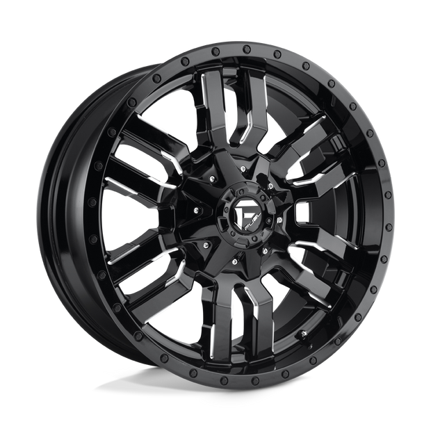 Fuel 1PC D595 Sledge 20x9 8x165.1 GL-BLK-MIL - D59520908250