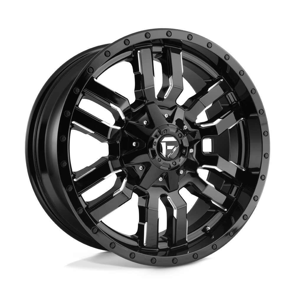 Fuel 1PC D595 Sledge 22x9.5 8x180 GL-BLK-MIL - D59522951860