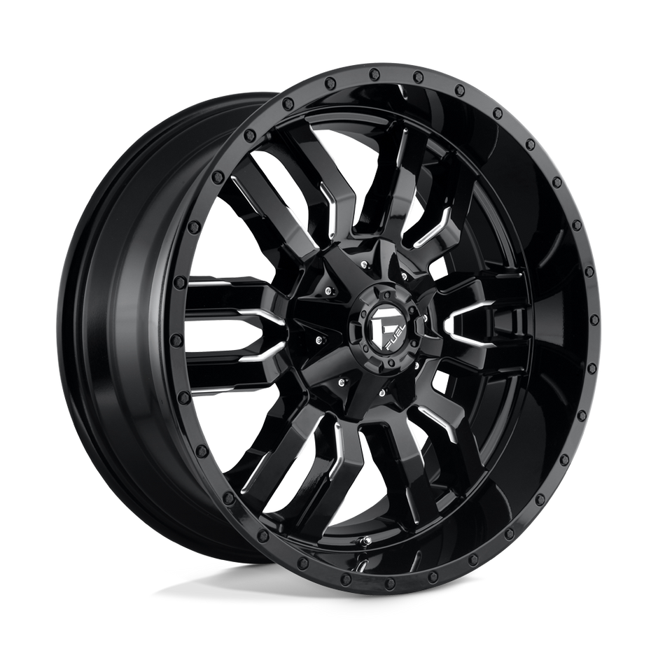 Fuel 1PC D595 Sledge 22x10 8x180 GL-BLK-MIL - D59522001857