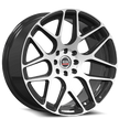 Spec-1 SP-47 17x8.5 4x100/4x114.3 ET 30 (Gloss Black & Machined) - SP471785930GBM