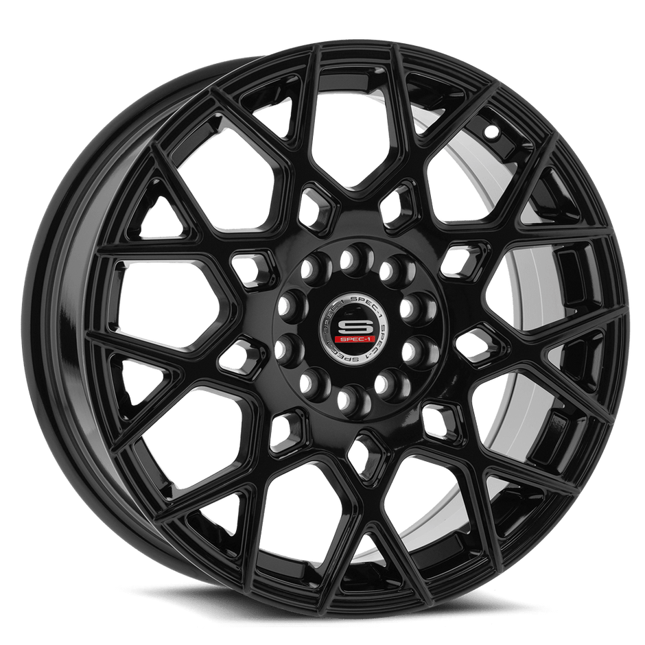 Spec-1 SP-52 18x8 5x100/5x114.3 ET 38 (Gloss Black) - SP-5218802338GB