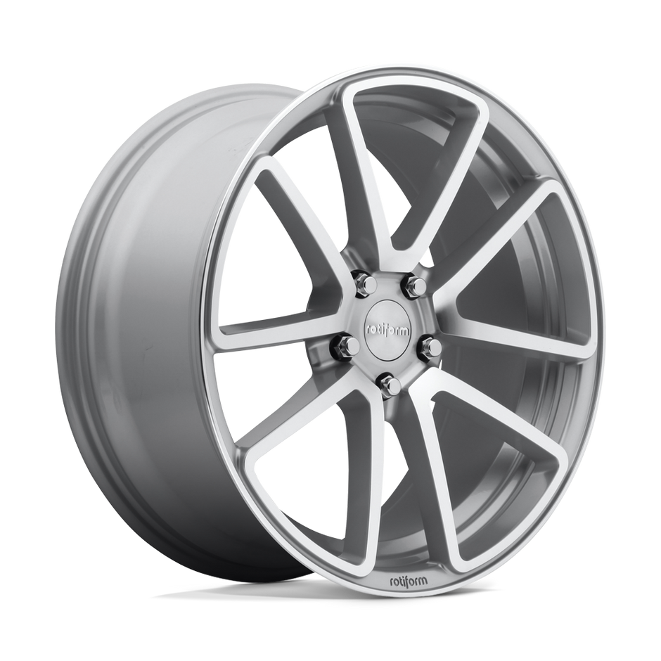 Rotiform R120 Spf 19x8.5 5x112 GL-SLVR-MACH - R1201985F8+45