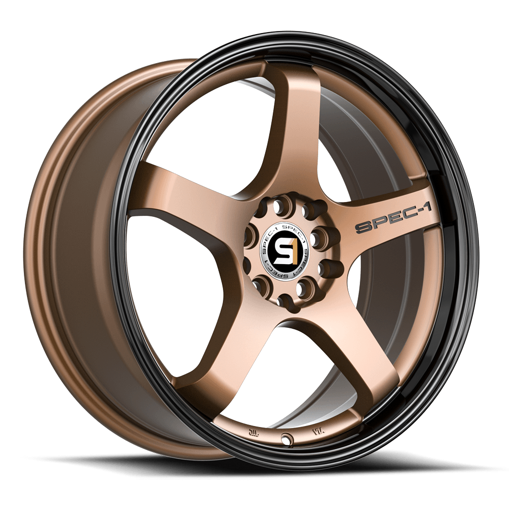 Spec-1 SPT-31 20x9.0 5x114.3/5x120 ET 38 (Matte Bronze & Black Lip) - SPT-312093838MZBL