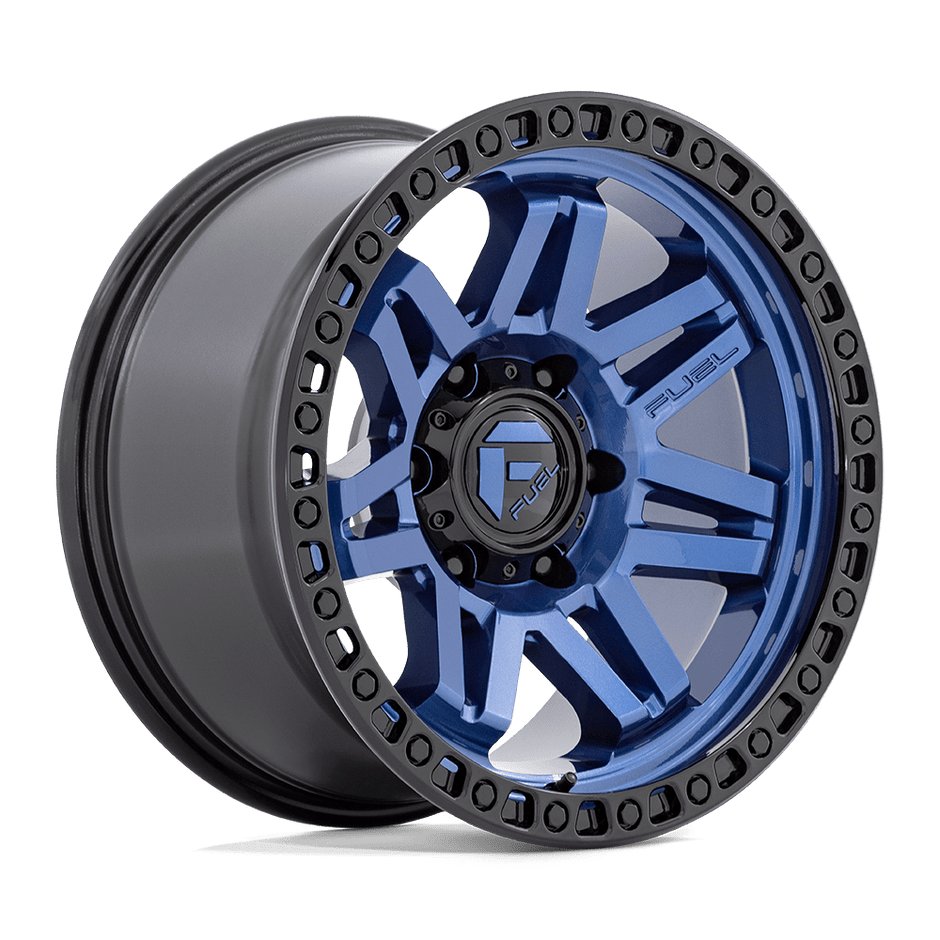 Fuel 1PC D813 Syndicate 17x9 5x127 DRK-BLUE BLK-RG - D81317907550