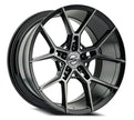 SELECT 22x9 ALPINE 5x112  18 5.68 66.53 GLOSSY BLACK BRUSHED DDT FACE CLEAR  - S102229044P1810