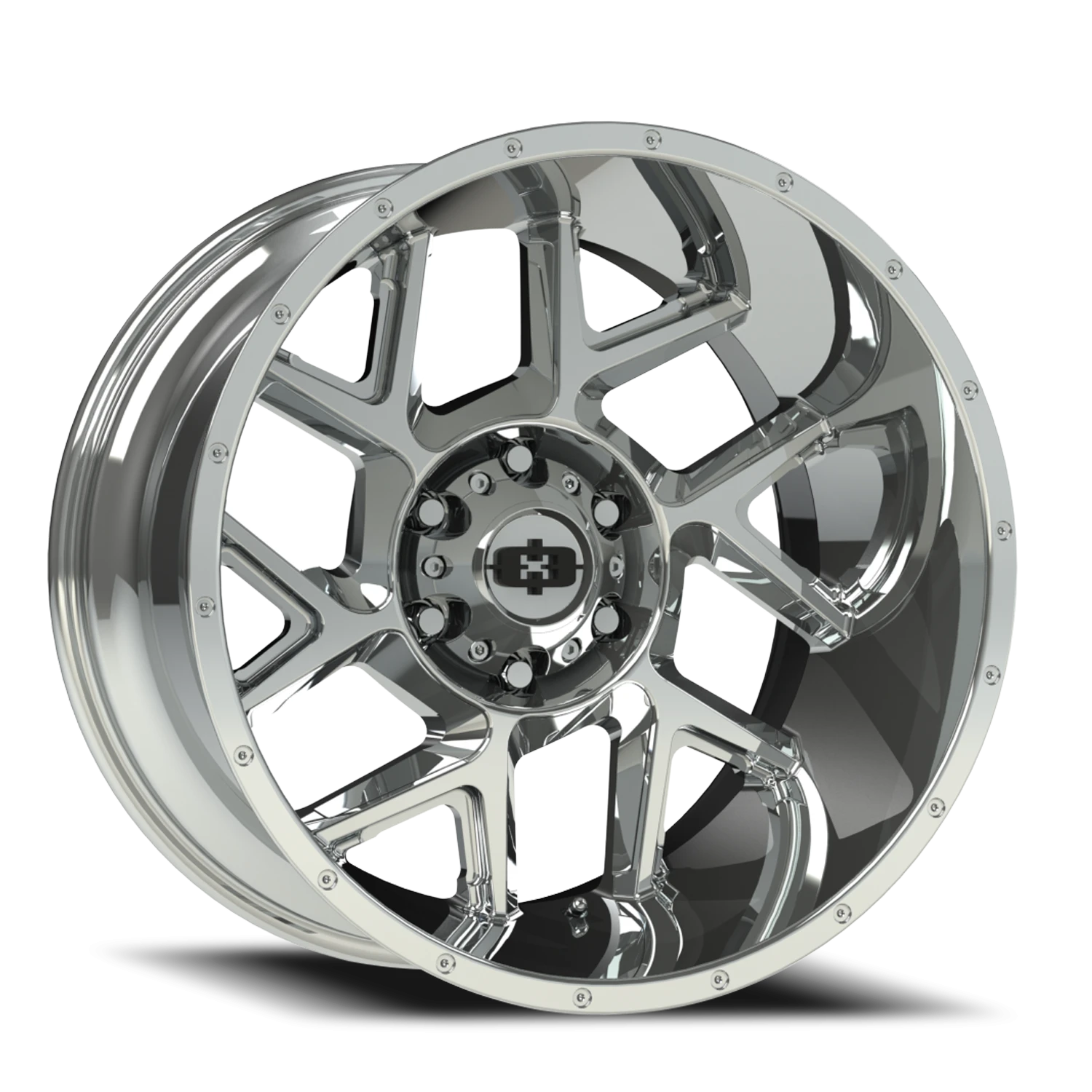 Vision Sliver 20x12 6x135 -51mm Chrome : 360-20236C-51