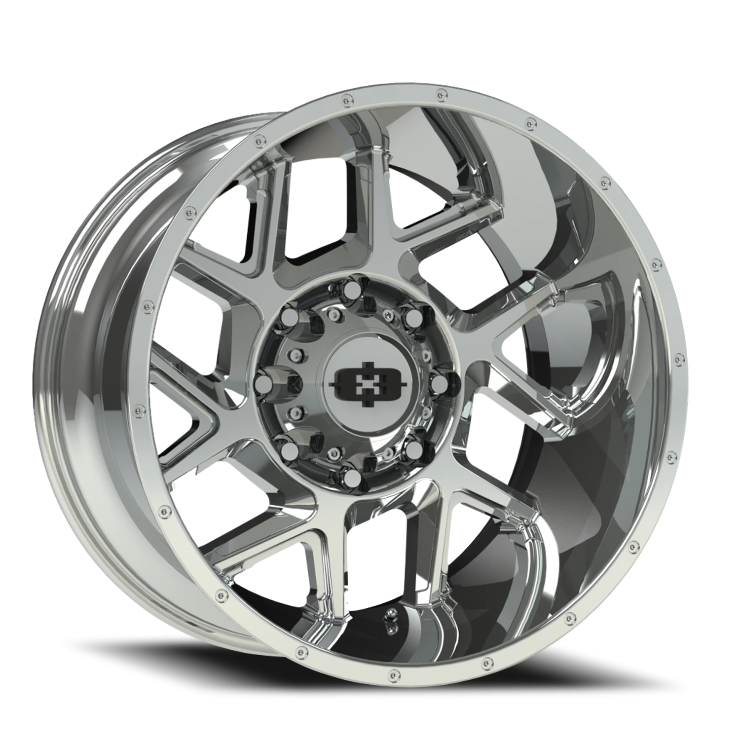 Vision Sliver 20x10 8x165.1 -25mm Chrome : 360-20081C-25