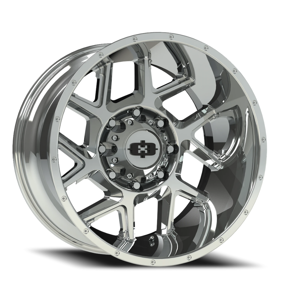 Vision Sliver 20x10 8x165.1 -25mm Chrome : 360-20081C-25