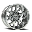 Vision Sliver 20x10 8x165.1 -25mm Chrome : 360-20081C-25