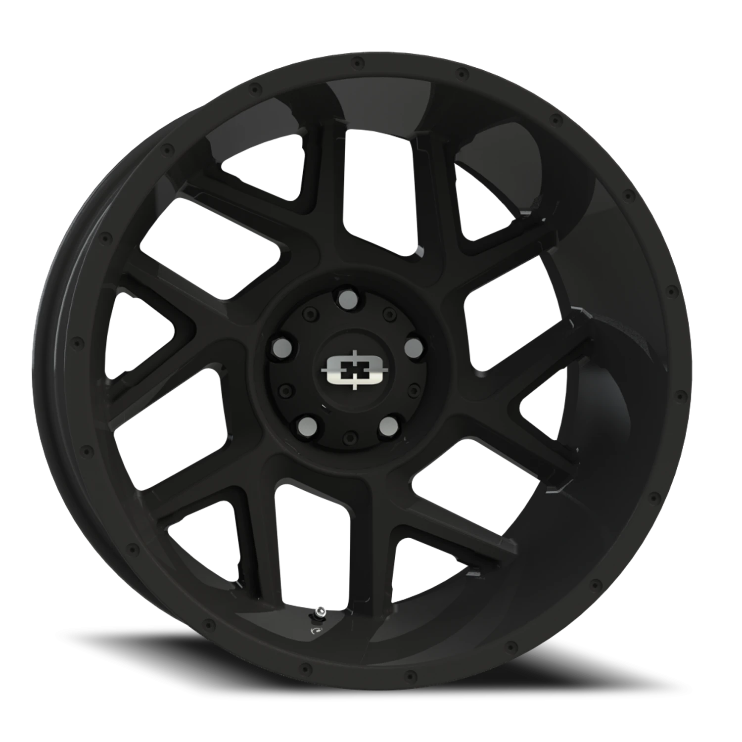 Vision Sliver 20x9 5x127 10mm Satin Black : 360-2973SB10