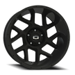 Vision Sliver 20x9 5x127 10mm Satin Black : 360-2973SB10