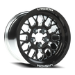 Vision Storm 15x7 5x114.3 61mm Gloss Black Milled Spoke : 346-157545BMS64