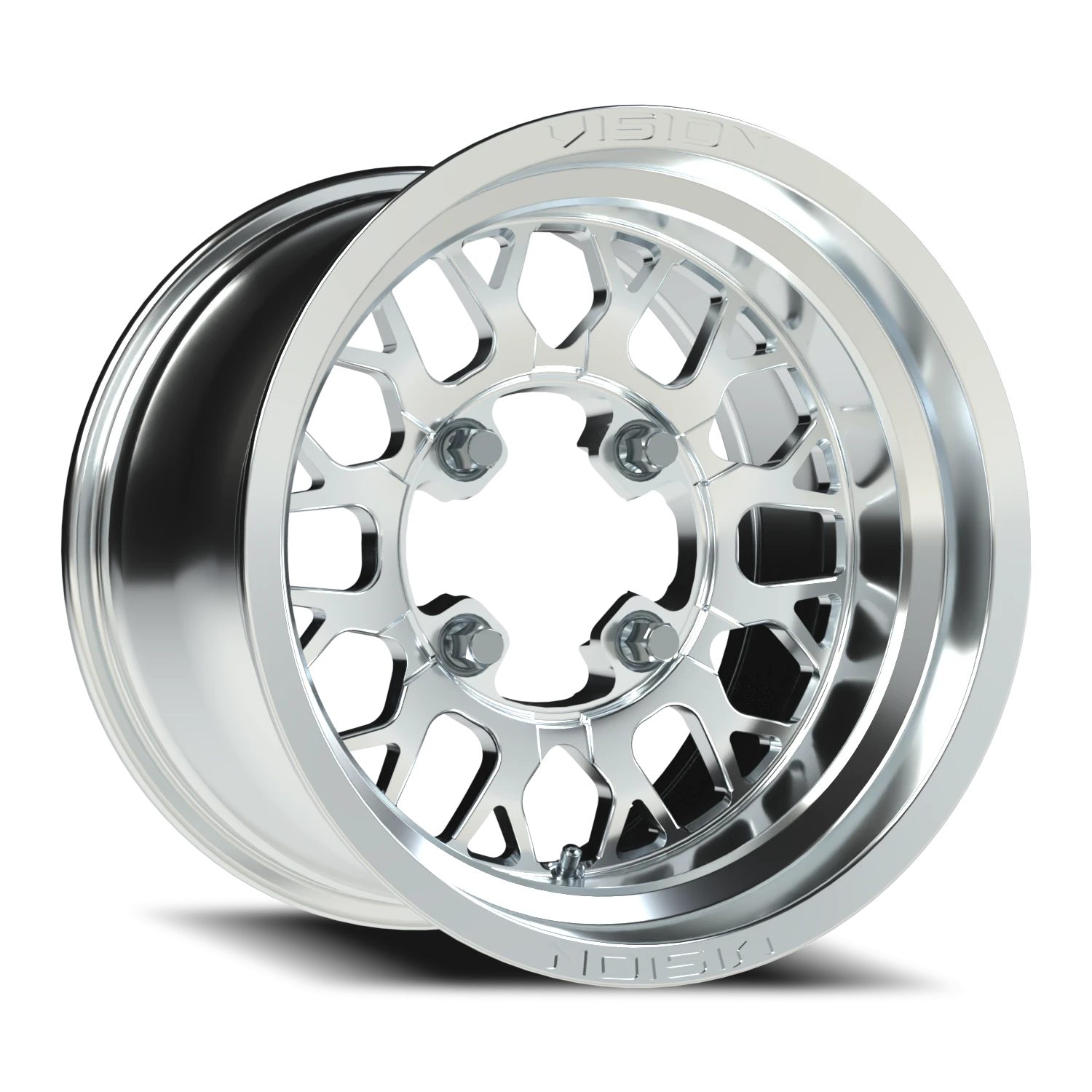 Vision Storm 15x7 4x156 38mm Polished : 346-157156P54