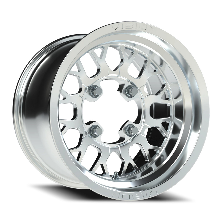 Vision Storm 15x7 4x156 38mm Polished : 346-157156P54