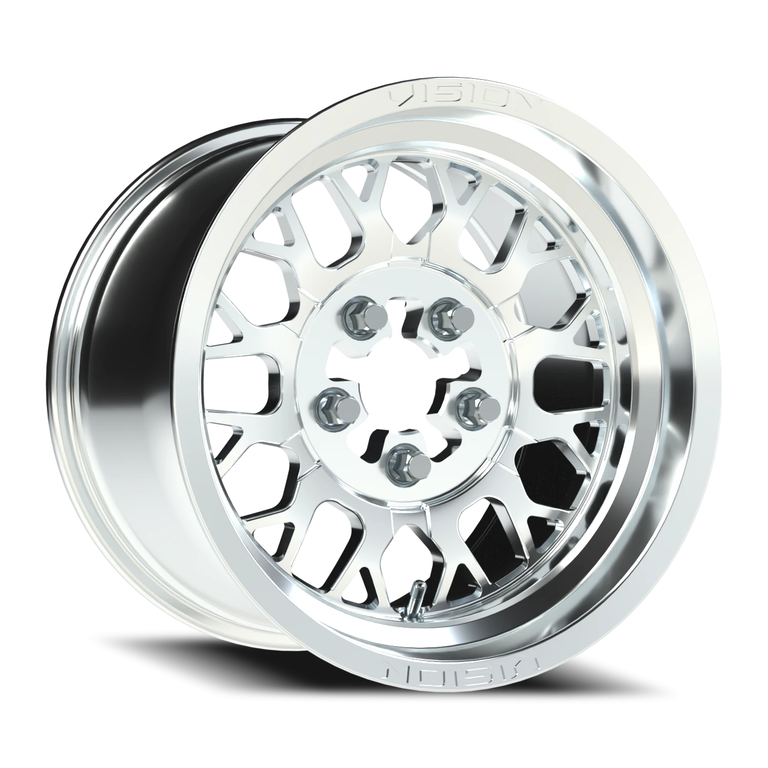 Vision Storm 15x7 5x114.3 61mm Polished : 346-157545P64