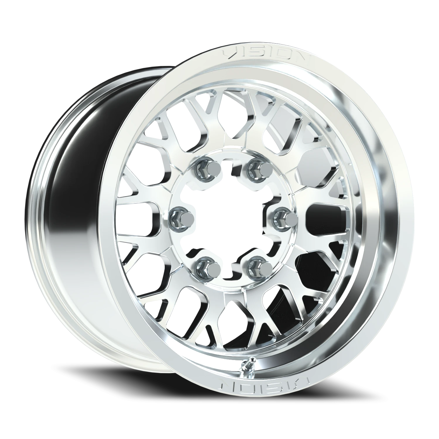 Vision Storm 15x6 6x139.7 50.6mm Polished : 346-156655P55