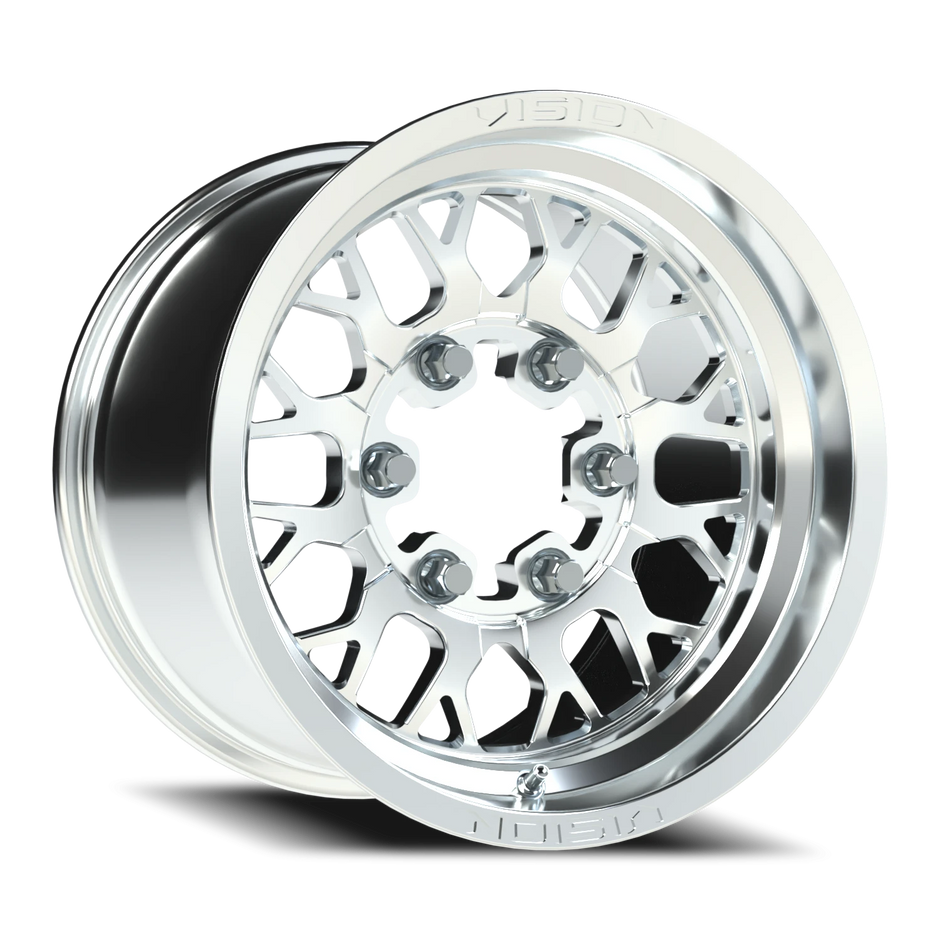 Vision Storm 15x6 6x139.7 50.6mm Polished : 346-156655P55