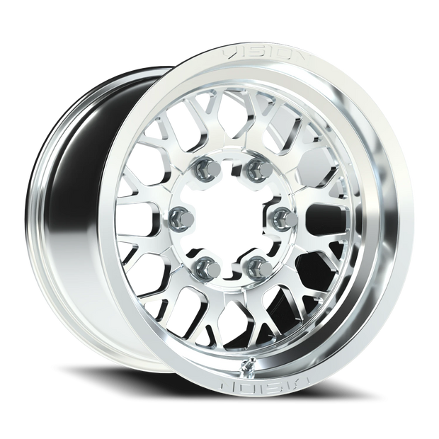 Vision Storm 15x10 6x139.7 25mm Polished : 346-151655P65