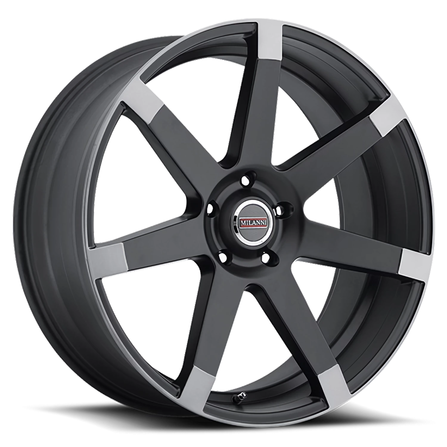 Vision Sultan 20x9 5x120 15mm Matte Black w\Anthracite Spoke Ends : 9042V2912MBA15