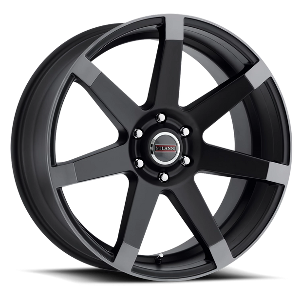 Vision Sultan 24x9.5 6x135 25mm Matte Black w\Anthracite Spoke Ends : 9042V24936MBA25
