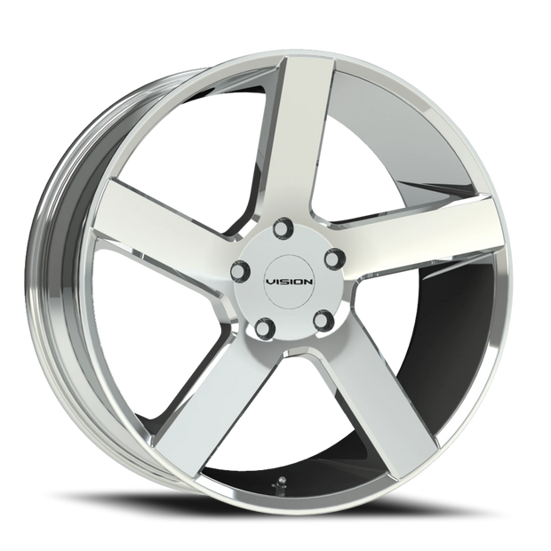 Vision Switchback 22x9.5 5x120 30mm Chrome : 472V22912C30