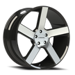 Vision Switchback 22x9.5 5x115 8mm Gloss Black Machined Face : 472V22990GBMF8