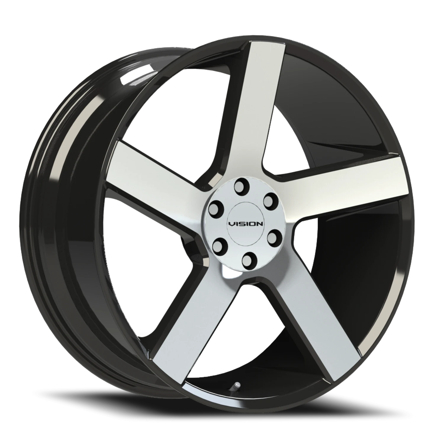 Vision Switchback 20x9 6x135 30mm Gloss Black Machined Face : 472V2936GBMF30
