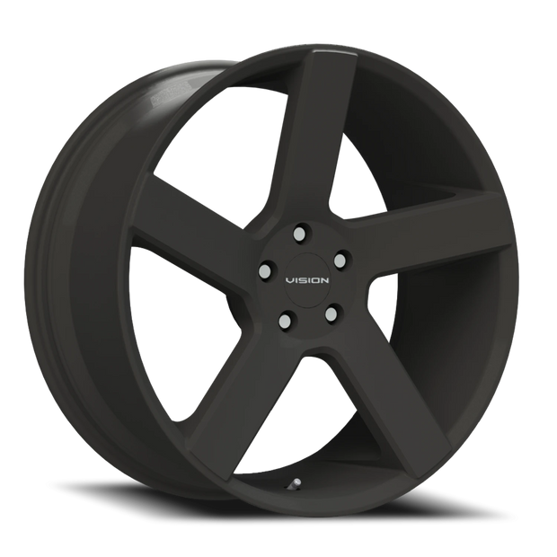 Vision Switchback 22x9.5 5x115 8mm Satin Black : 472V22990SB8