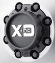 XDS DUALLY 8X6.5/170 FRONT CAP S-BLK - T112H170-H43-S1