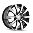 TOUREN TR3 3130 BLACK/MACHINED FACE/MACHINED LIP 16X7 4-100/4-114.3 42MM 67.1MM