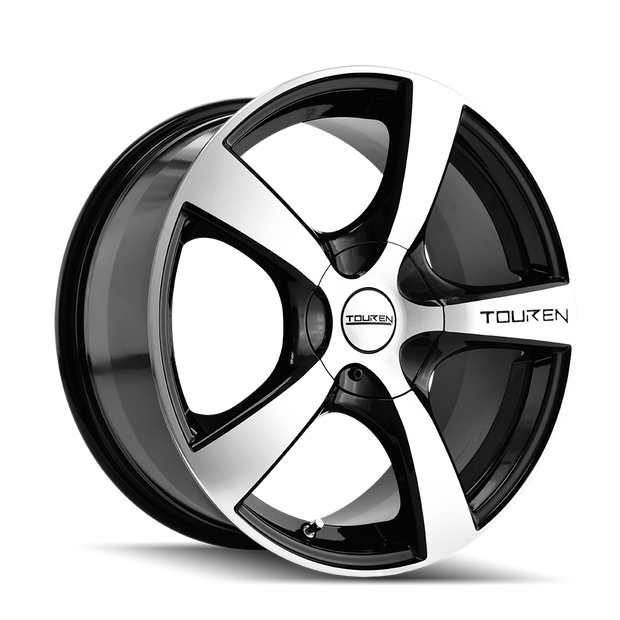 TOUREN TR9 3190 BLACK/MACHINED FACE/MACHINED LIP 16X7 5-110/5-115 42MM 72.62MM - 3190-6711M