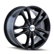 TOUREN TR22 3222 BLACK 17X7 5-100/5-114.3 40MM 72.62MM