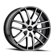 TOUREN TR60 3260 BLACK/MACHINED FACE/BLACK RING 16X7 5-112/5-120 42MM 72.62MM
