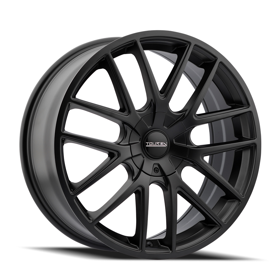 TOUREN TR60 3260 FULL MATTE BLACK 20X8.5 5-108/5-114.3 40MM 72.62MM
