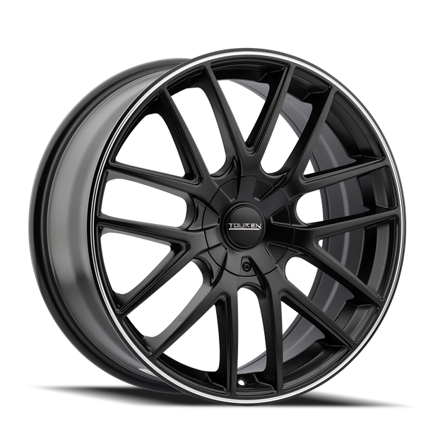 TOUREN TR60 3260 MATTE BLACK/MACHINED RING 20X8.5 5-112/5-120 40MM 74.1MM - 3260-2809MB
