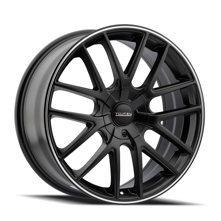 TOUREN TR60 3260 MATTE BLACK/MACHINED RING 17X7.5 5-110/5-115 42MM 72.62MM