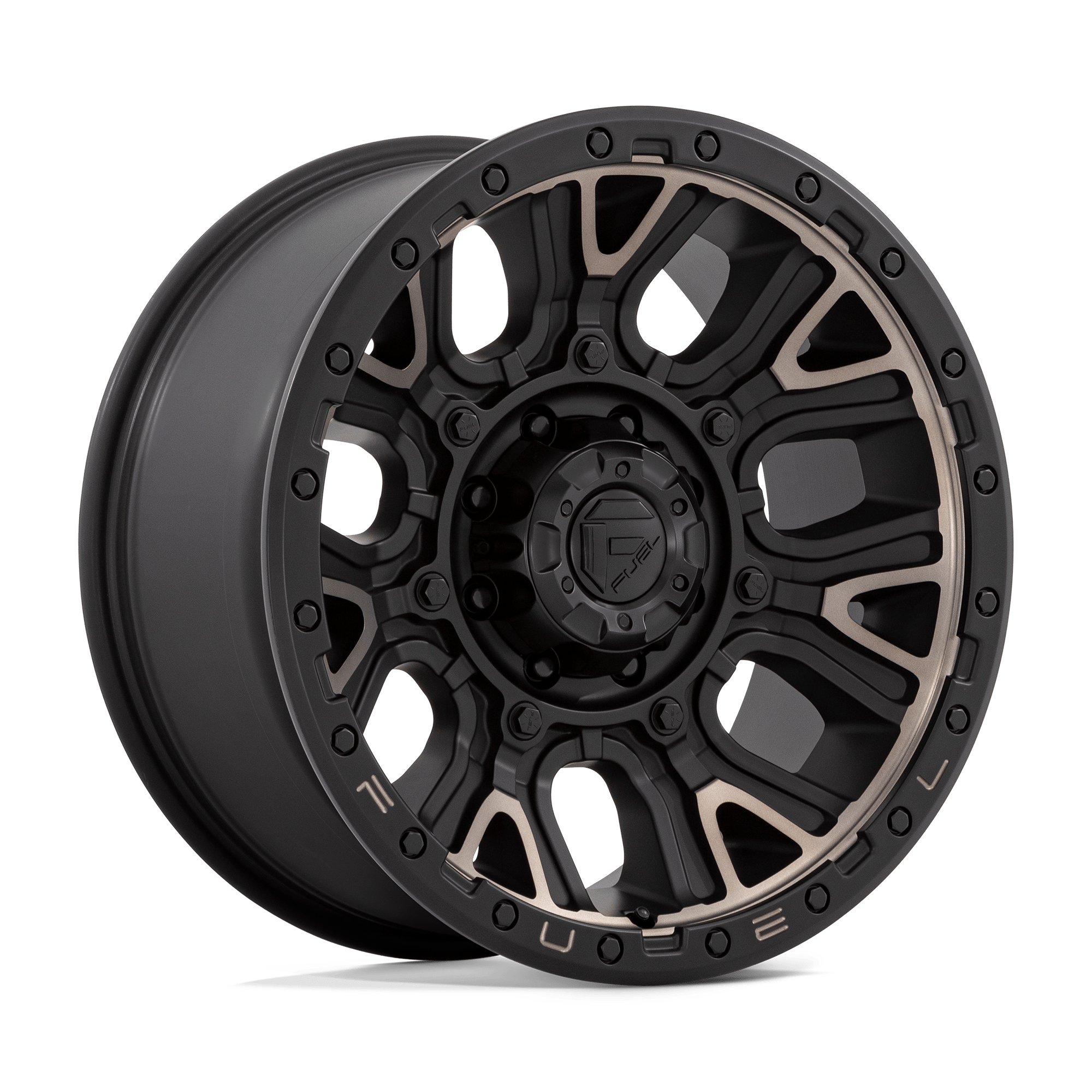 Fuel 1PC D824 Traction 20x9 8x165.1 M-BLK-DDT - D82420908250