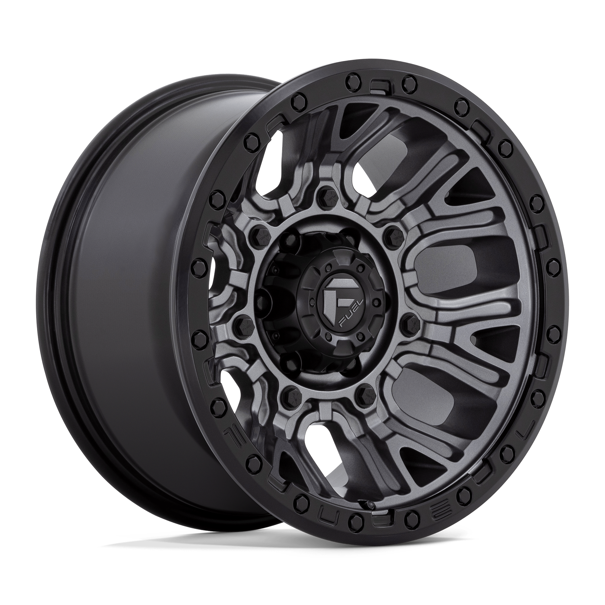 Fuel 1PC D825 Traction 17x9 6x139.7 M-GNMTL BLK-RG - D82517908445