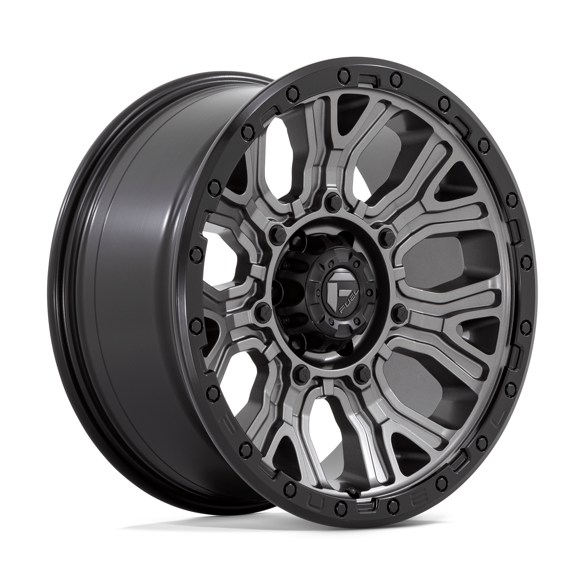 Fuel 1PC D825 Traction 20x9 6x139.7 M-GNMTL BLK-RG - D82520908450