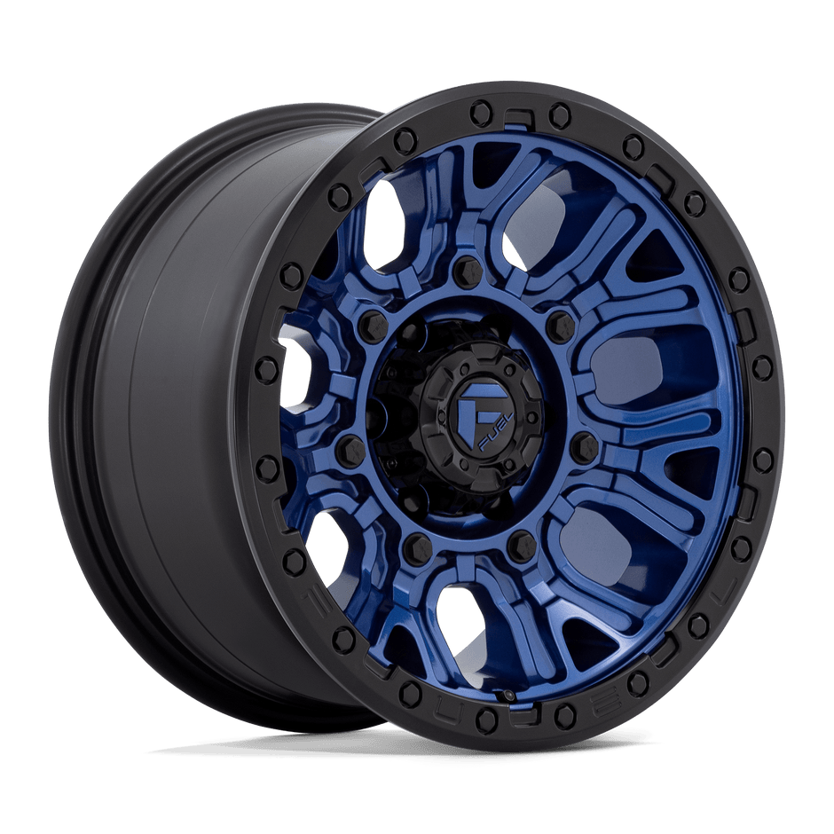 Fuel 1PC D827 Traction 17x9 6x139.7 DK-BLUE BLK-RG - D82717908450