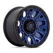Fuel 1PC D827 Traction 17x9 6x139.7 DK-BLUE BLK-RG - D82717908450