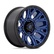 Fuel 1PC D827 Traction 20x10 6x139.7 DK-BLUE BLK-RG - D82720008447