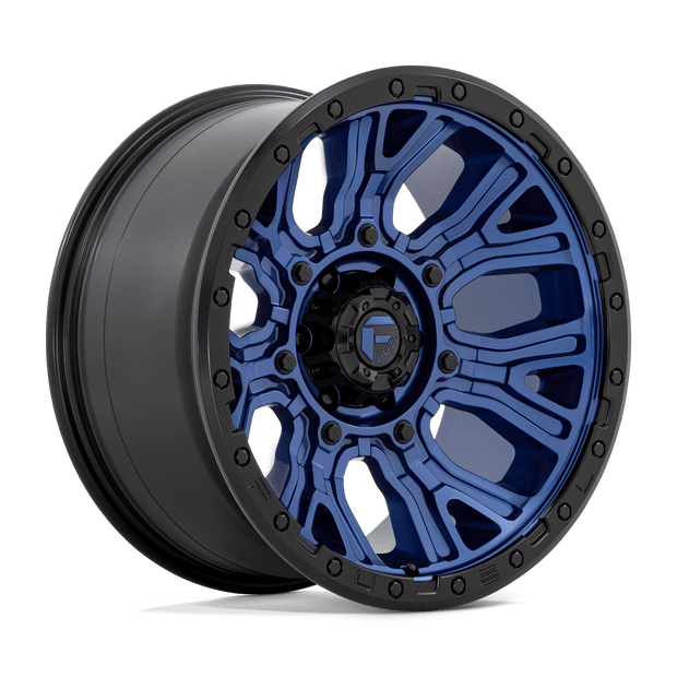Fuel 1PC D827 Traction 20x10 6x139.7 DK-BLUE BLK-RG - D82720008447