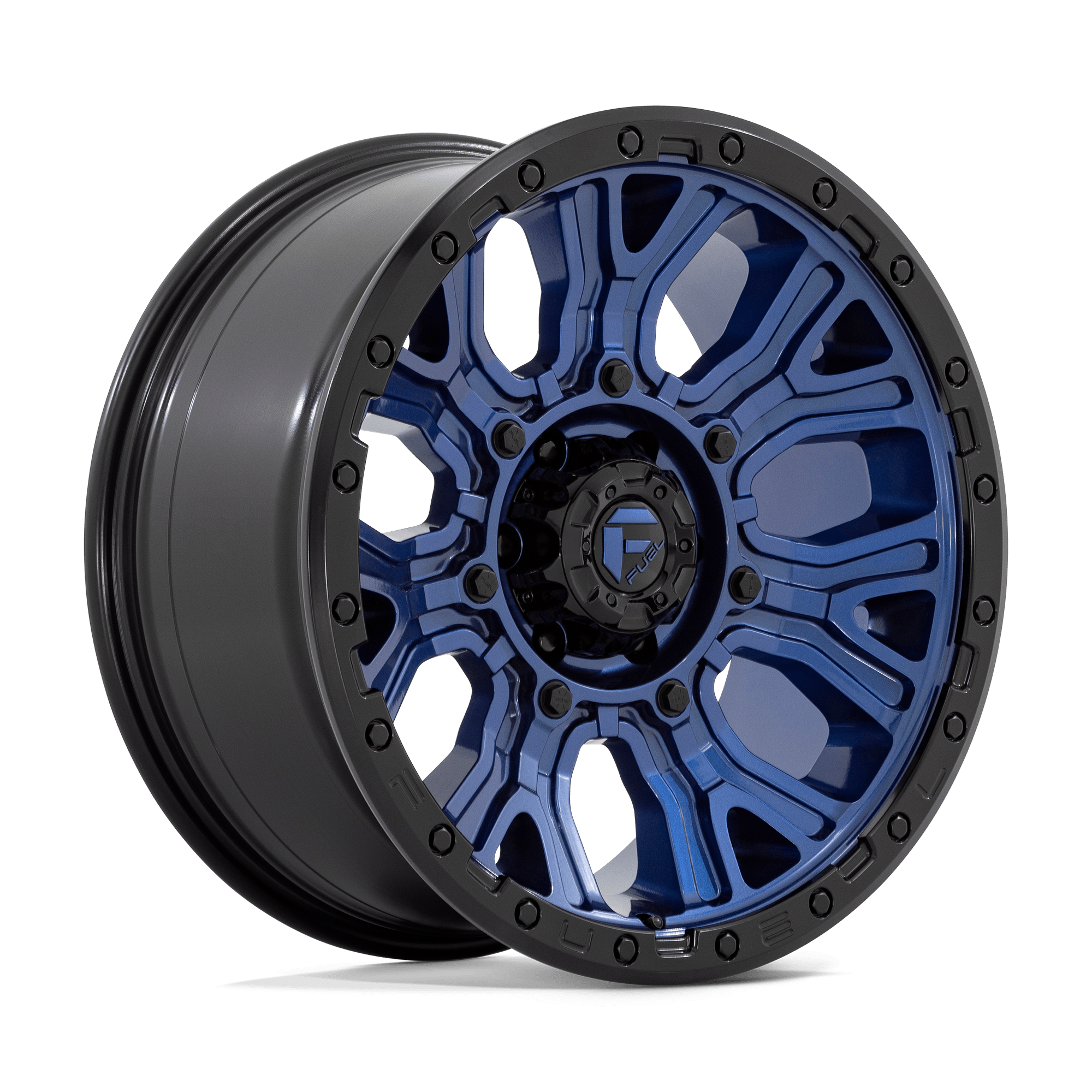 Fuel 1PC D827 Traction 20x9 6x139.7 DK-BLUE BLK-RG - D82720908450
