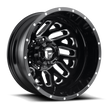 Fuel 1PC D581 Triton 20x8.25 8x165.1 GL-BLK-MIL - D58120828D35