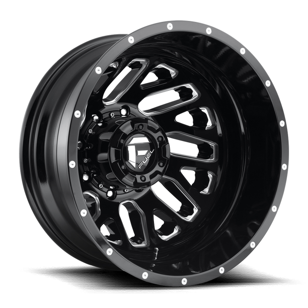 Fuel 1PC D581 Triton 20x8.25 8x165.1 GL-BLK-MIL - D58120828D35