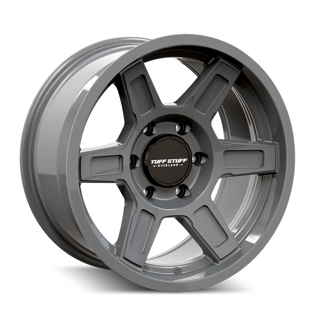 Tuffstuff Ascent TS01 Gloss Grey 17x8.5 6-135 0mm 87.1mm - TS01-7836AG