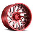 Tuff T4B 24x14 5x127 C-RED MILL - 2414T4B-25127R71R